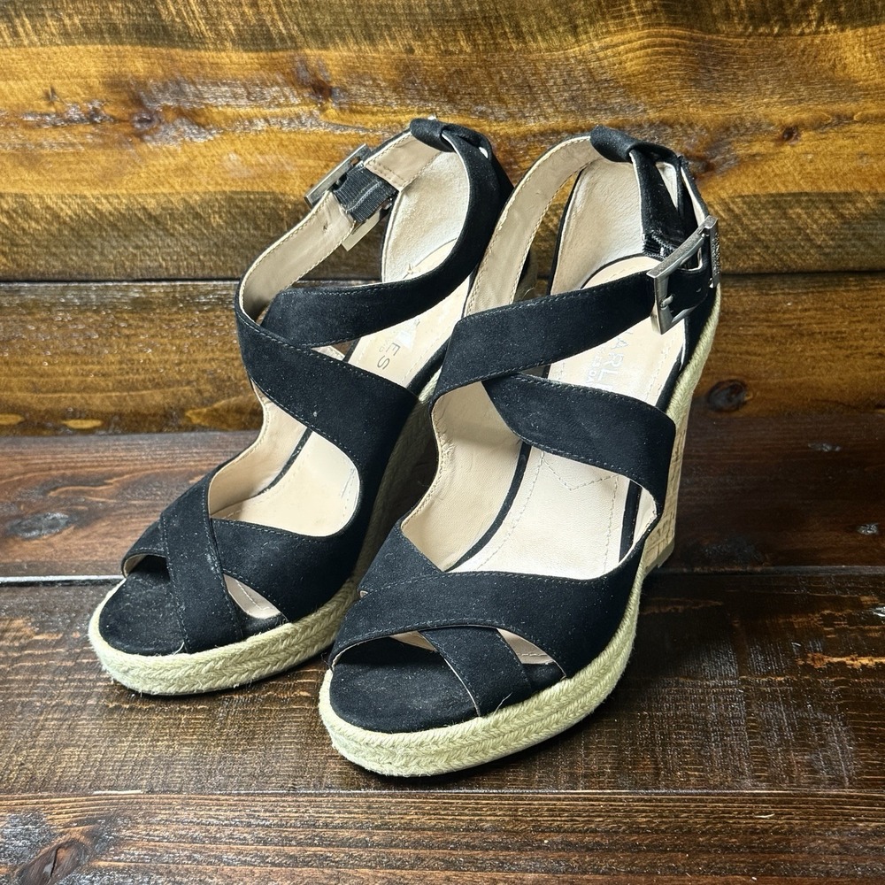 Charles by Charles David‎ Espadrille Strappy Cork Wedge Women's 7.5 M